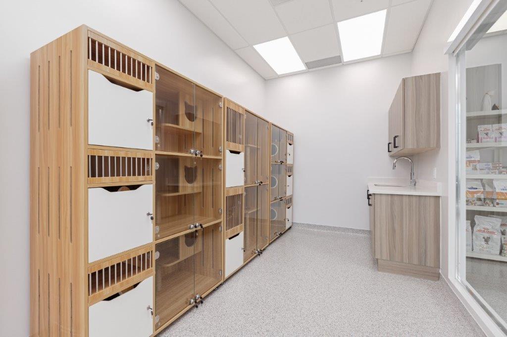 Epic Veterinary Clinic custom veterinary millwork photo 17 in Metro Vancouver